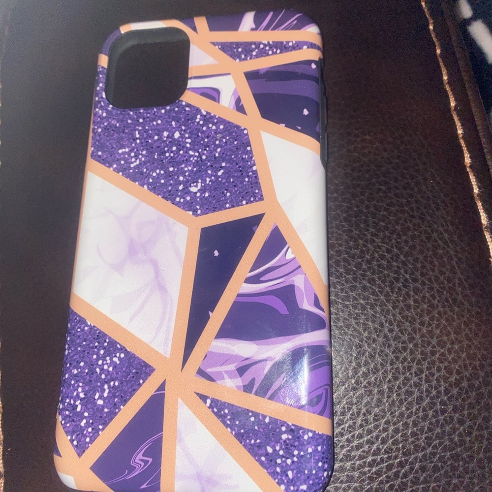 purple geo case